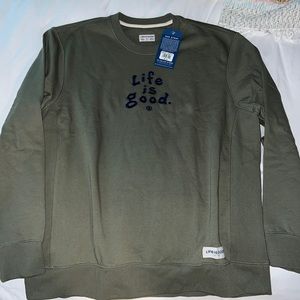 Life is Good Men’s Oversized Crew Neck